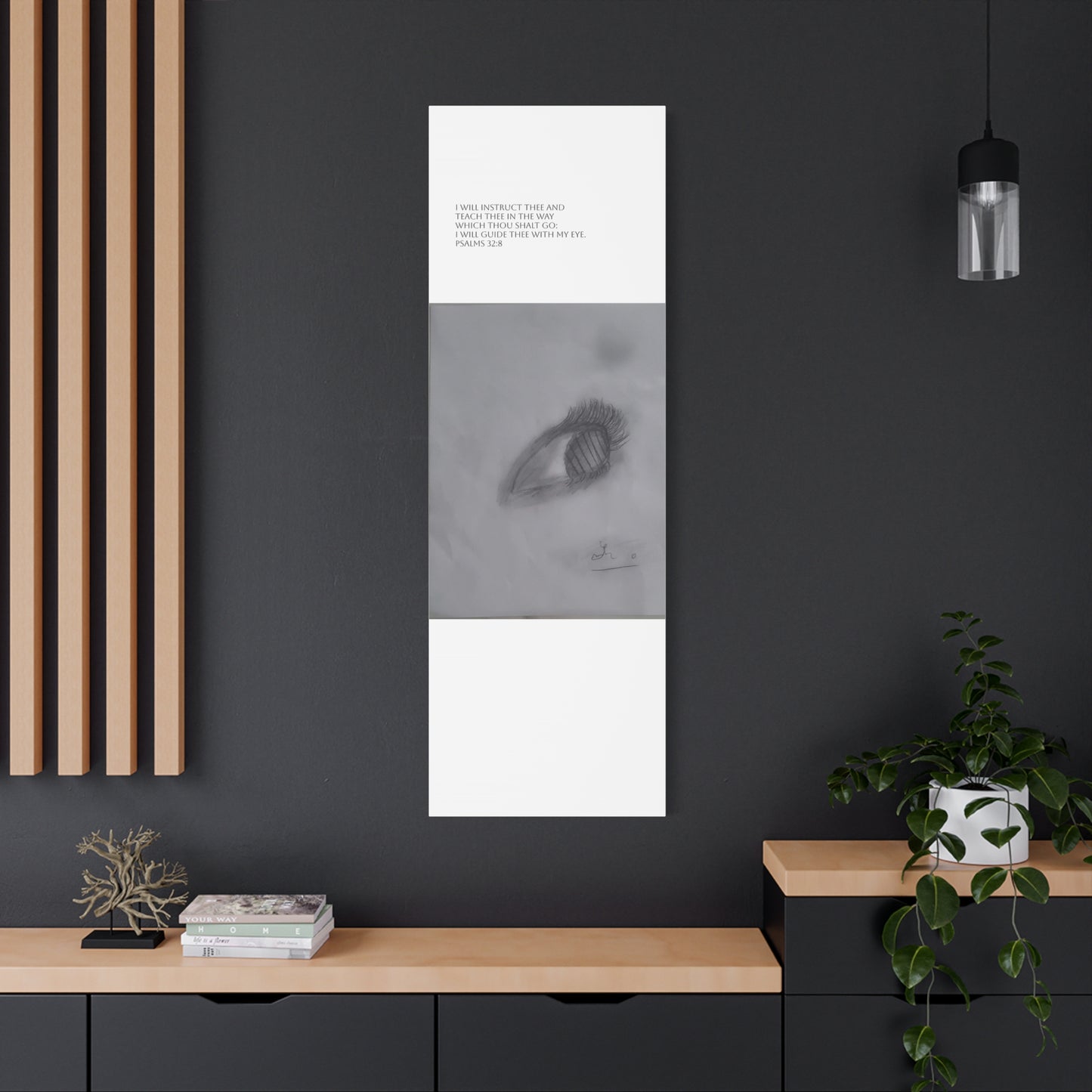 Canvas Wall Art - Jesus is Watching on Us