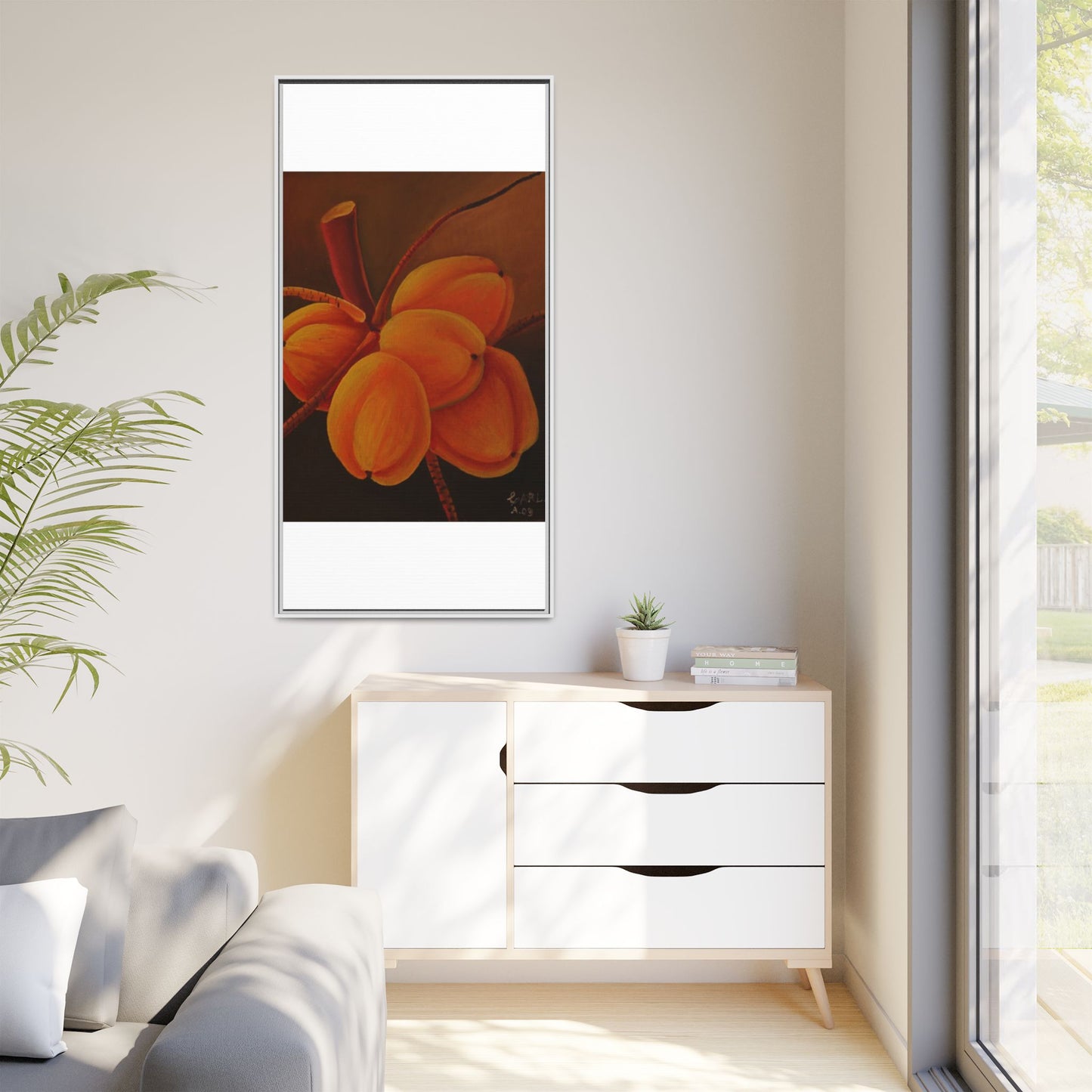 Matte Canvas, Framed (Multi-color)
