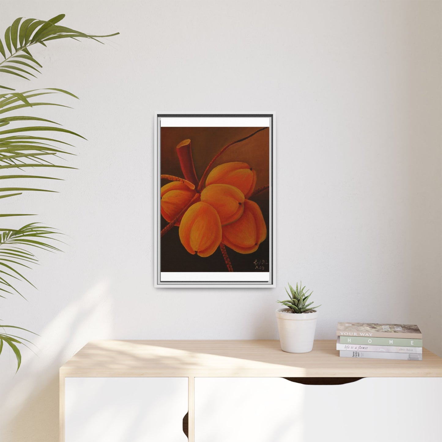 Matte Canvas, Framed (Multi-color)