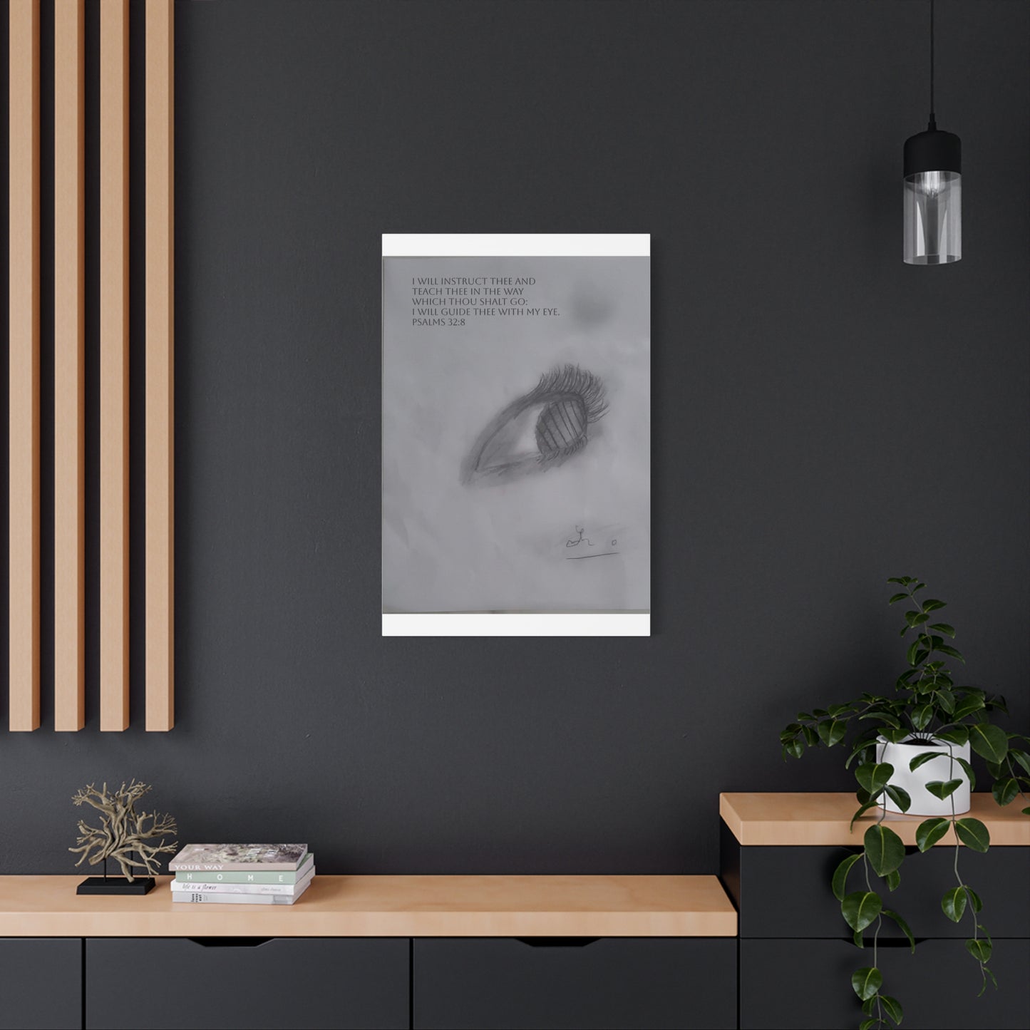 Canvas Wall Art - Jesus is Watching on Us