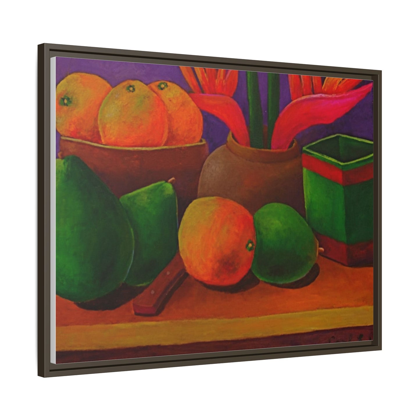 Canvas Wall Art - Tropical Fruits Design