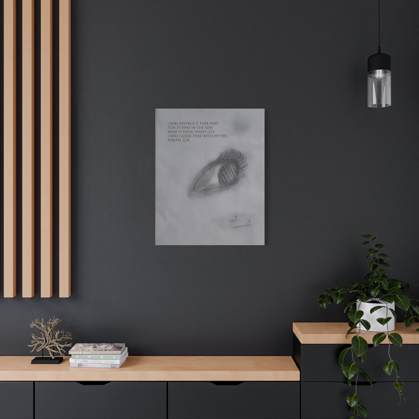 Canvas Wall Art - Jesus is Watching on Us