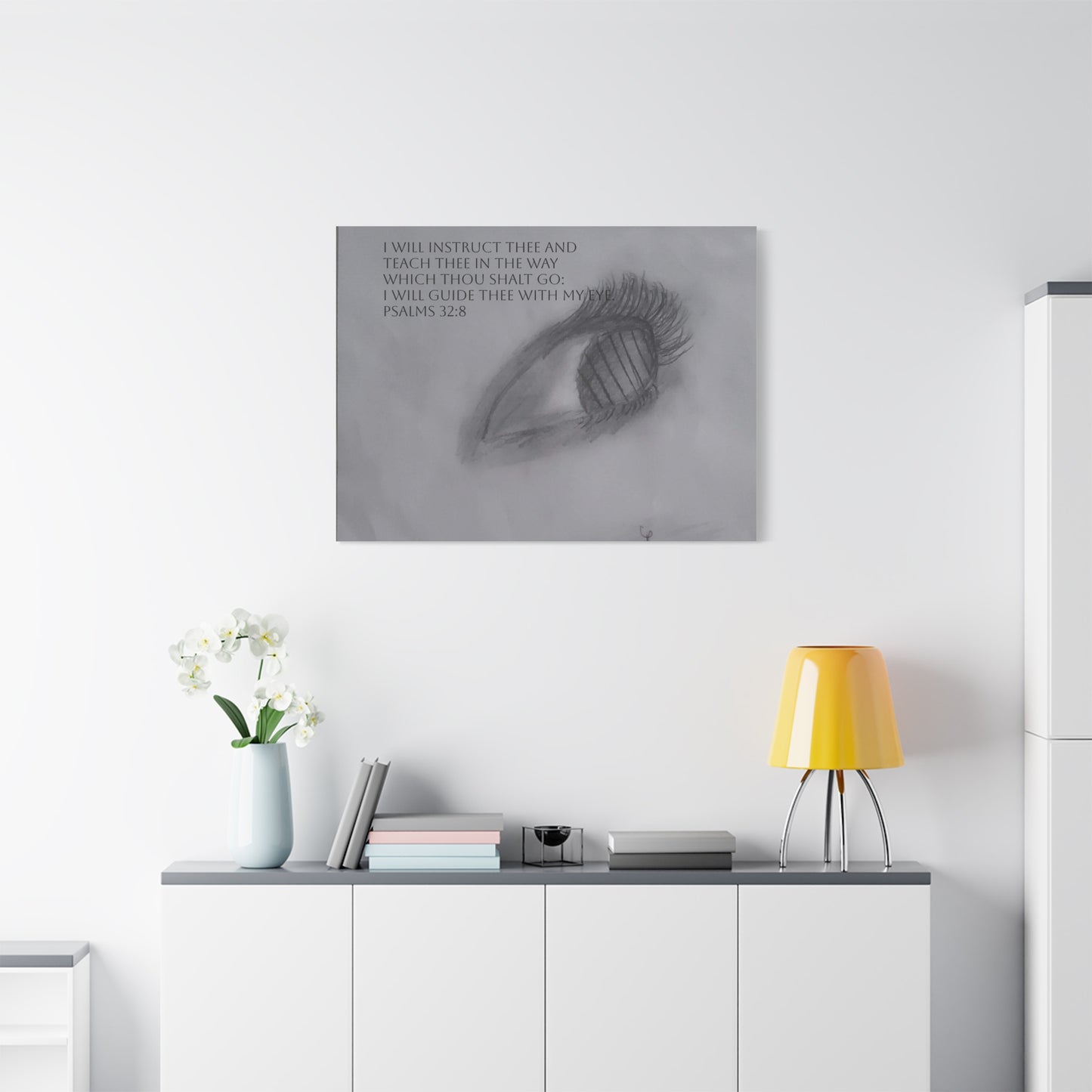 Canvas Wall Art - Jesus is Watching on Us