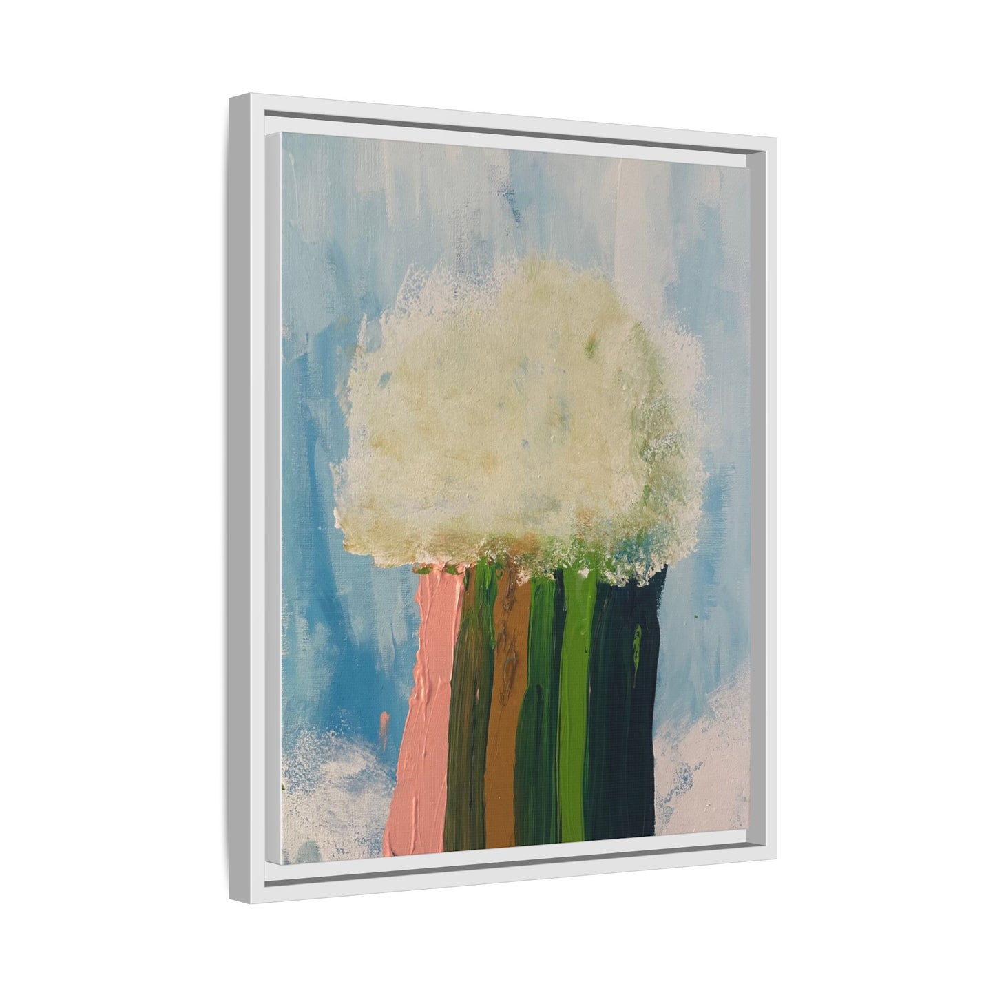 Canvas Wall Art - Cloud Dropping Rainbow