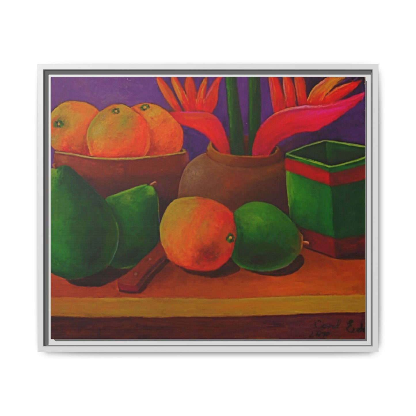 Canvas Wall Art - Tropical Fruits Design
