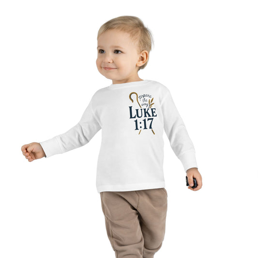 Religious Toddler Long Sleeve Tee - READY FOR THE LORD