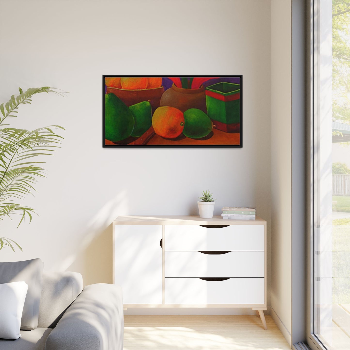 Tropical Fruits Canvas Wrap