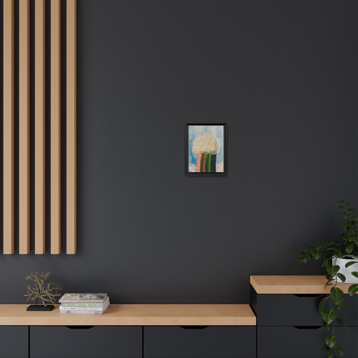 Canvas Wall Art - Cloud Dropping Rainbow