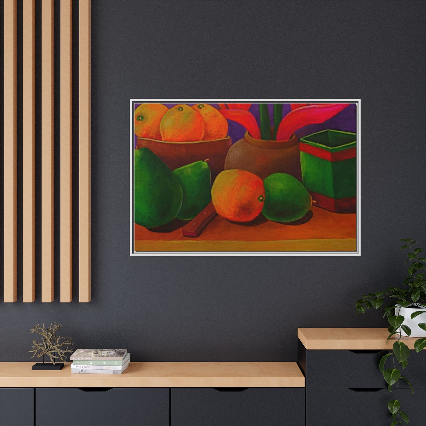 Canvas Wall Art - Tropical Fruits Design