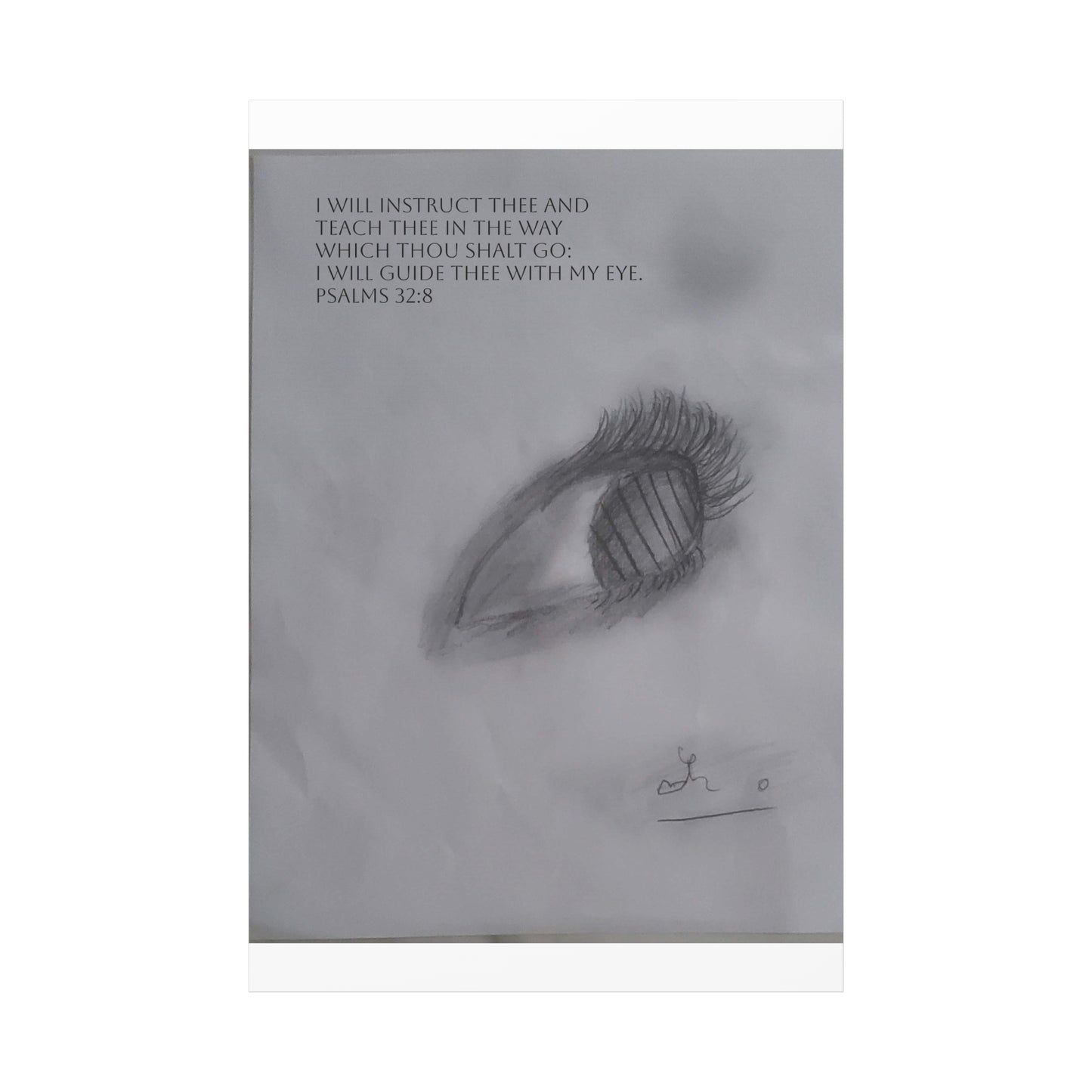 Canvas Wall Art - Jesus is Watching on Us