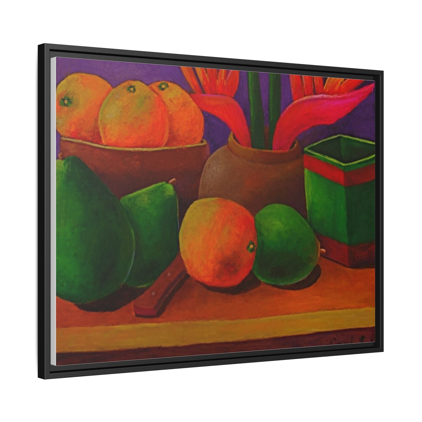 Canvas Wall Art - Tropical Fruits Design