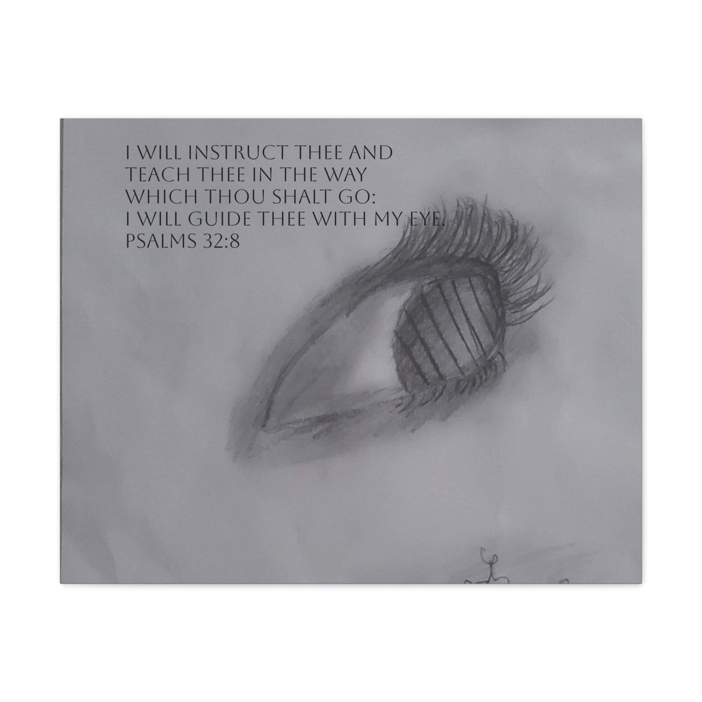 Canvas Wall Art - Jesus is Watching on Us