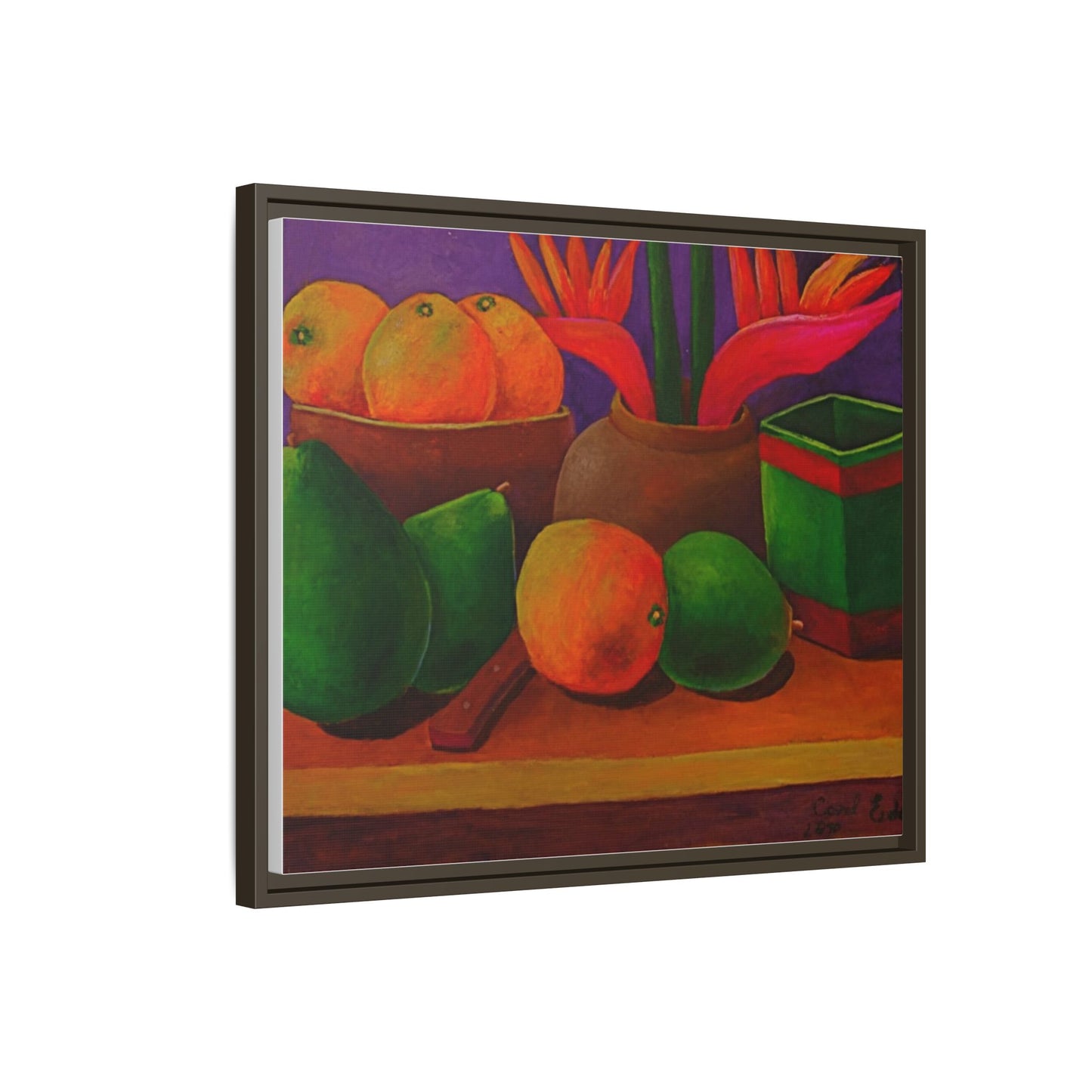 Tropical Fruits Canvas Wrap