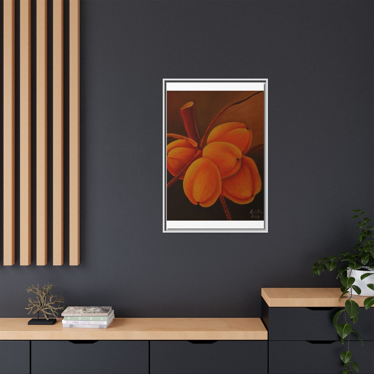 Matte Canvas, Framed (Multi-color)