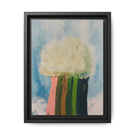 Canvas Wall Art - Cloud Dropping Rainbow