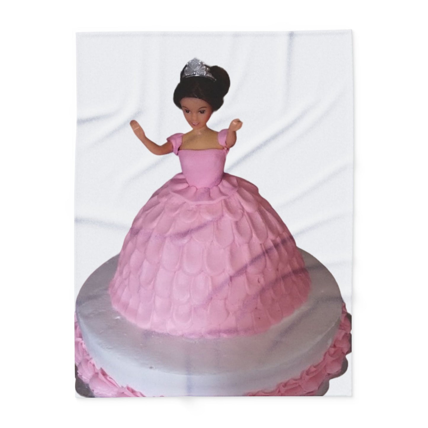Arctic Fleece Blanket - Barbie Cake Design