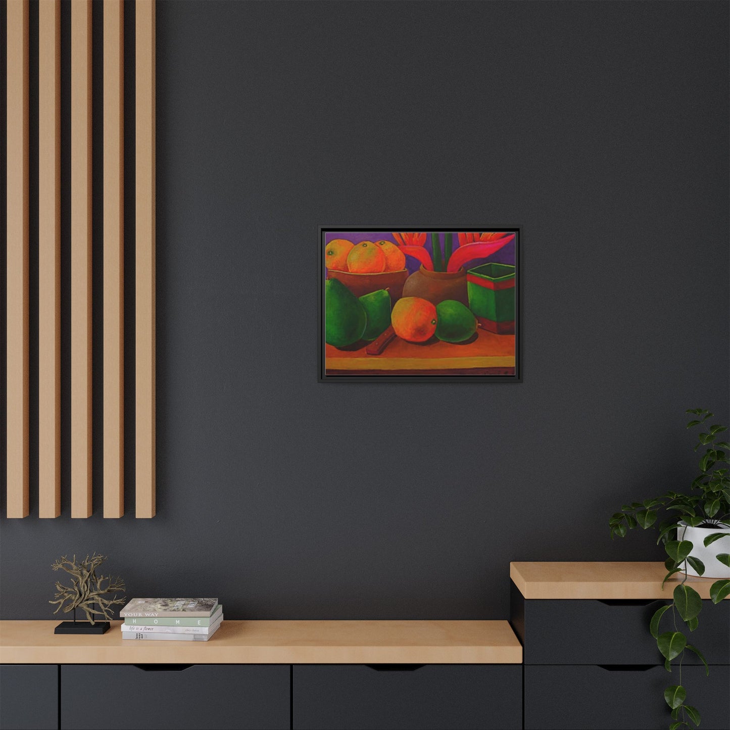 Canvas Wall Art - Tropical Fruits Design