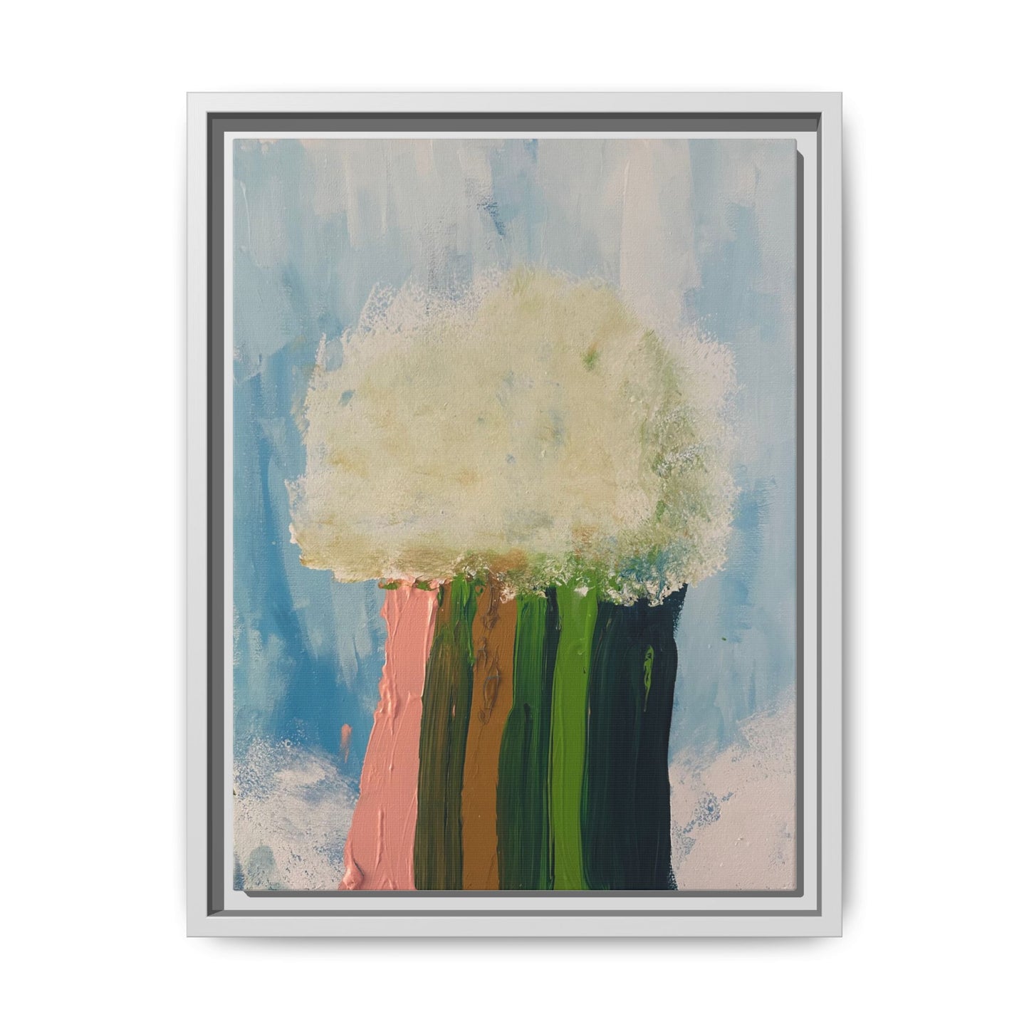 Canvas Wall Art - Cloud Dropping Rainbow
