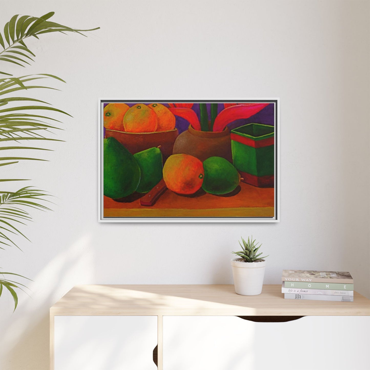 Canvas Wall Art - Tropical Fruits Design