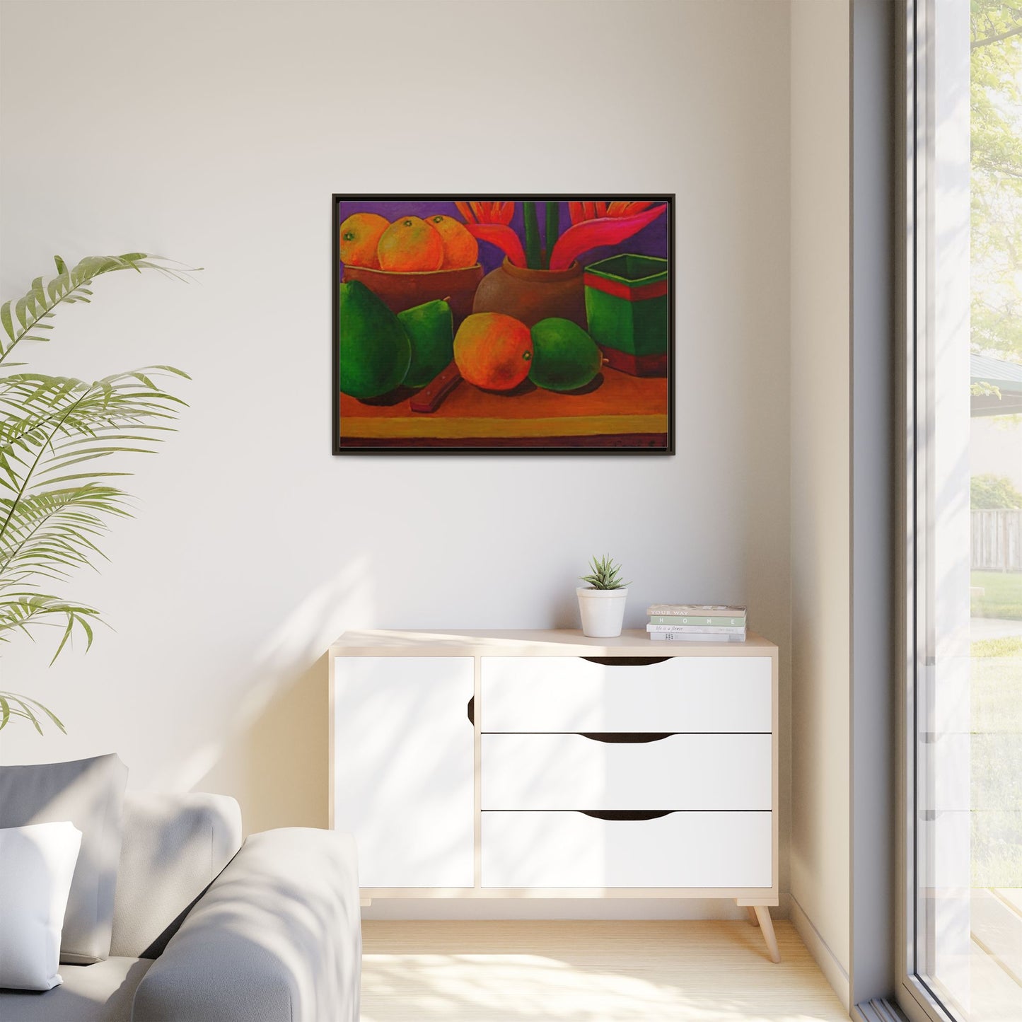Canvas Wall Art - Tropical Fruits Design