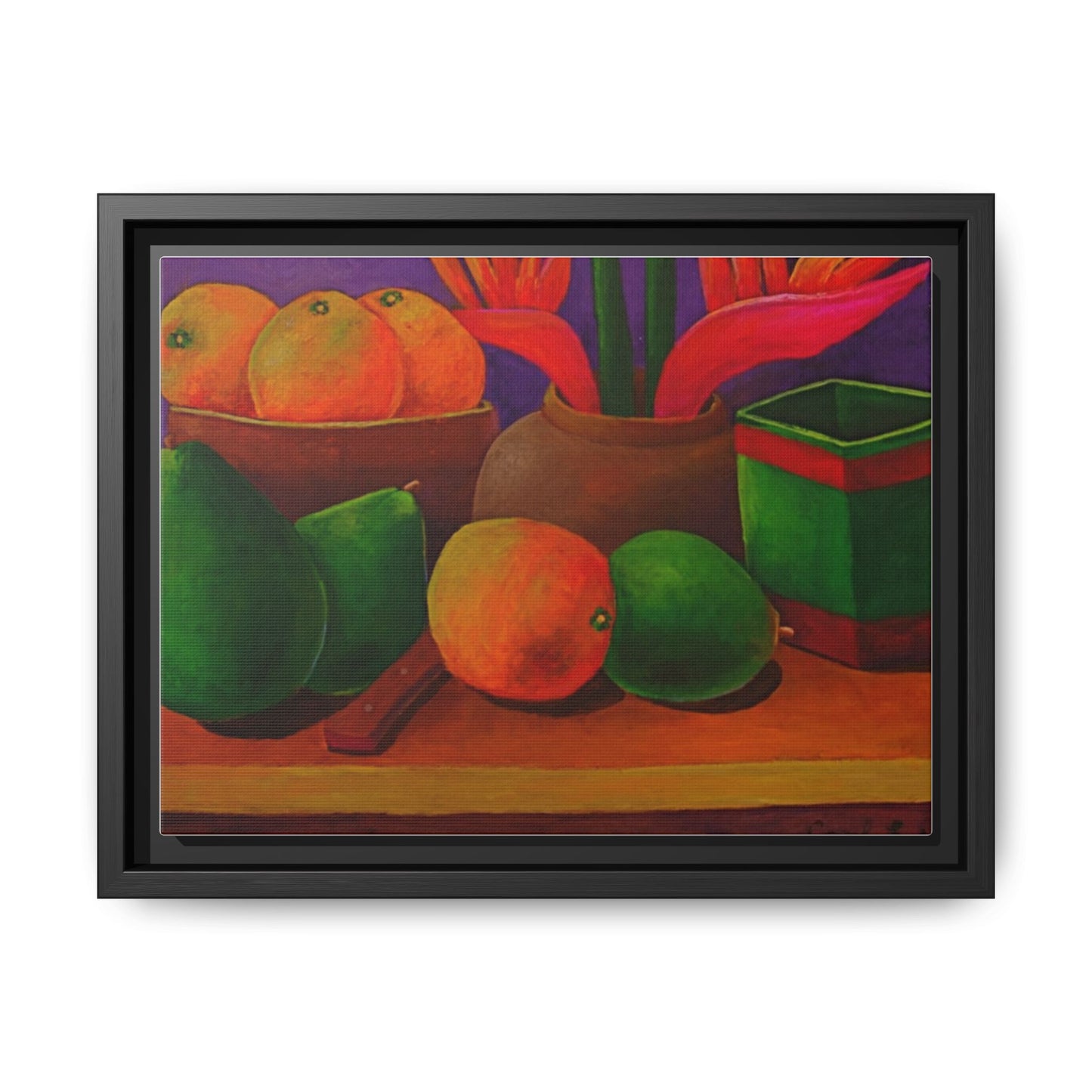 Canvas Wall Art - Tropical Fruits Design
