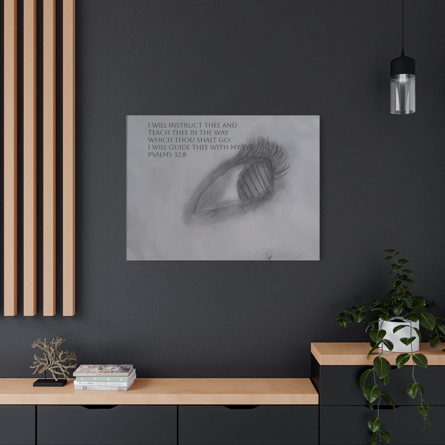 Canvas Wall Art - Jesus is Watching on Us