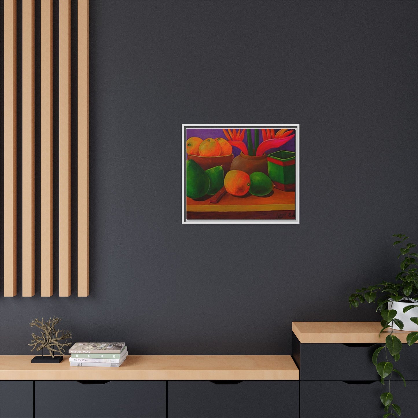 Canvas Wall Art - Tropical Fruits Design