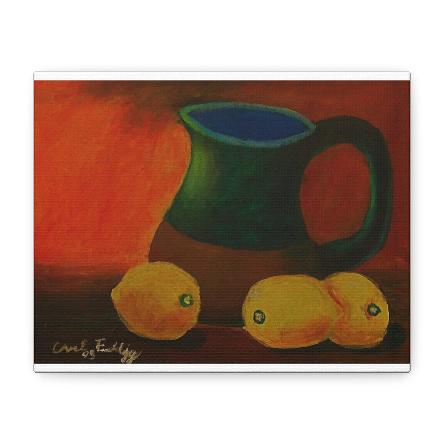 Canvas Print Tropical Lemon