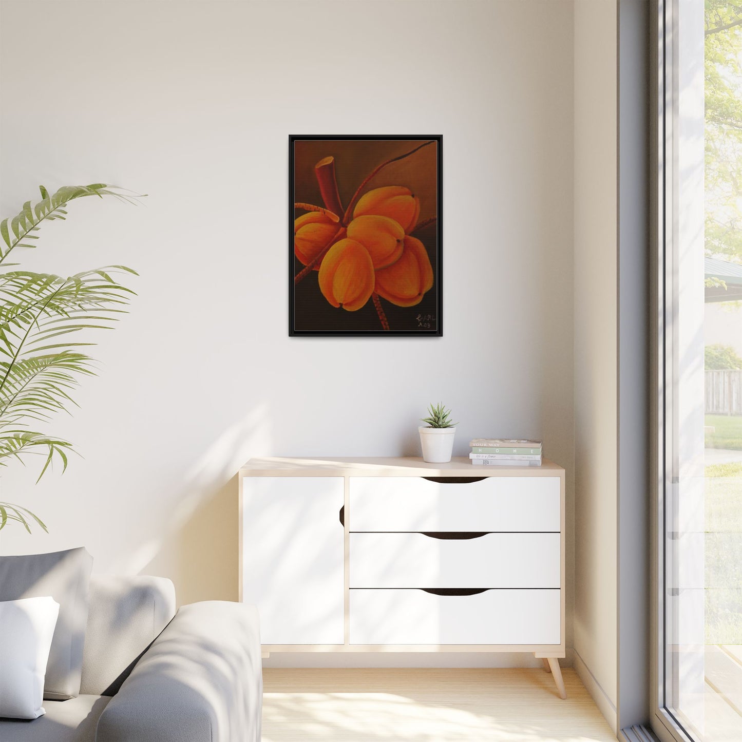 Matte Canvas, Framed (Multi-color)