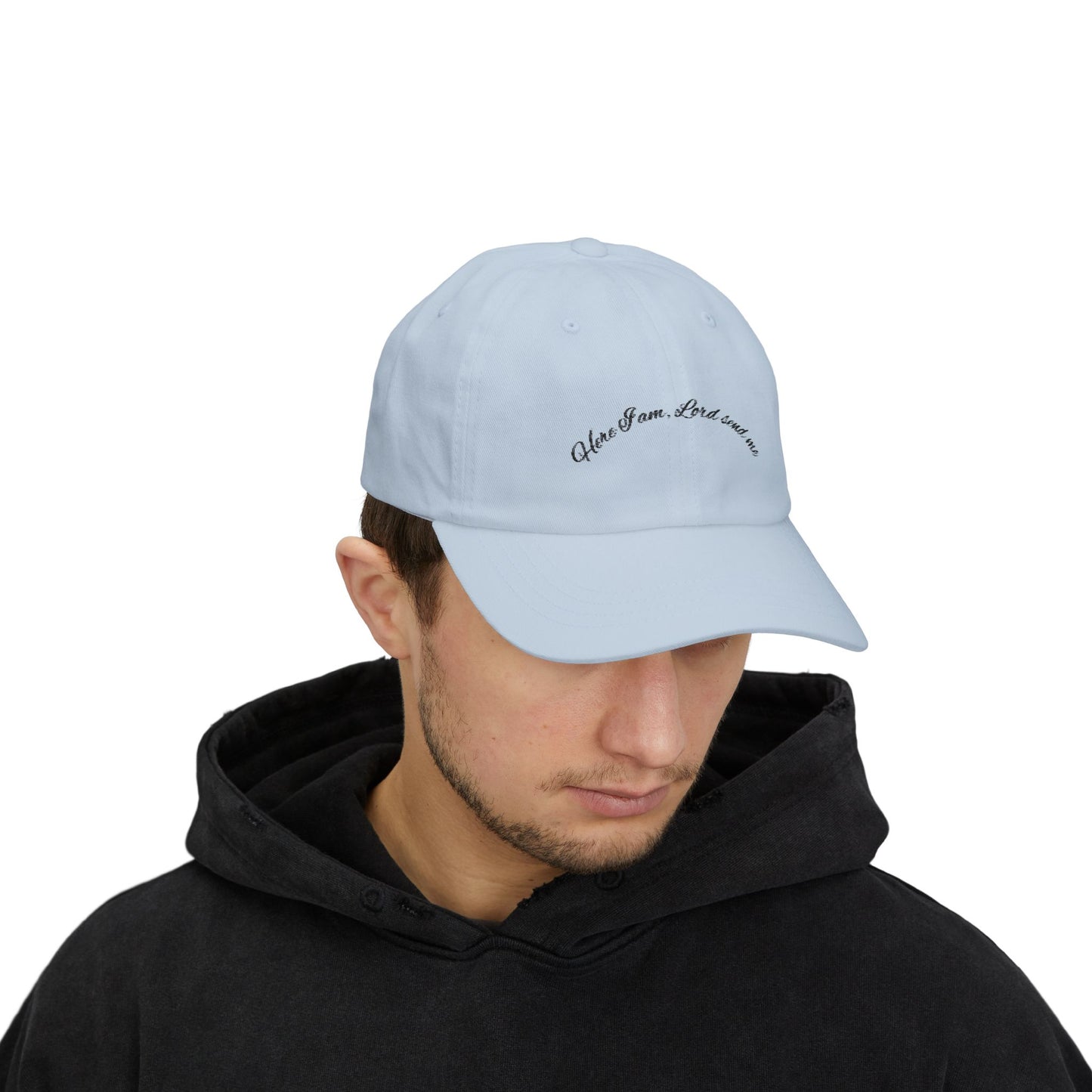 Baseball Cap - 'Here I am, Lord, send me' Christian Message
