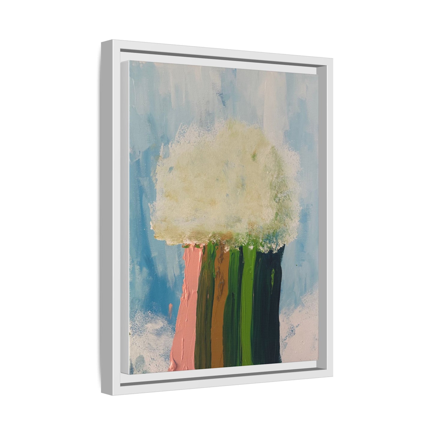 Canvas Wall Art - Cloud Dropping Rainbow