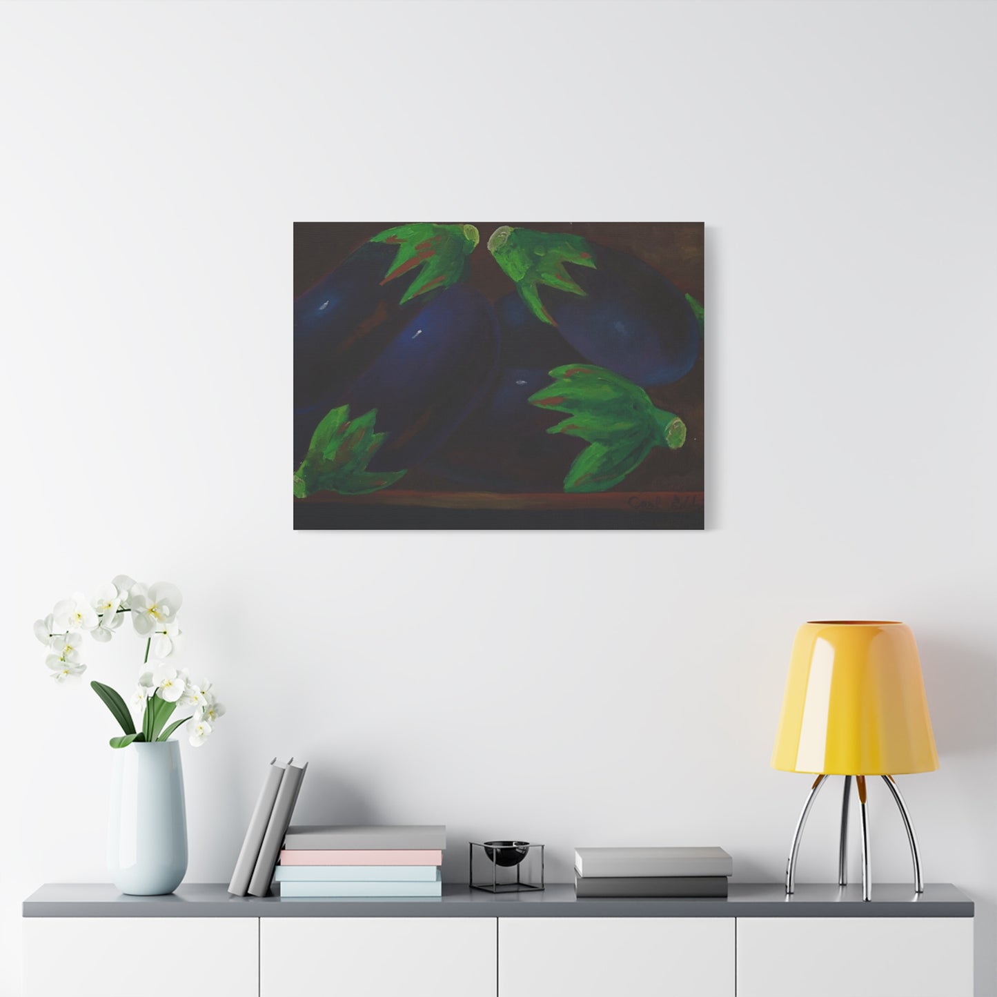 Canvas Print - Eggplant Design