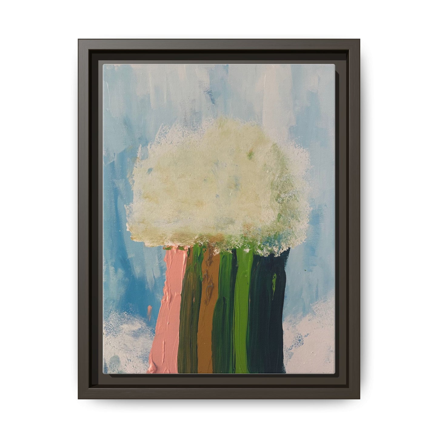 Canvas Wall Art - Cloud Dropping Rainbow