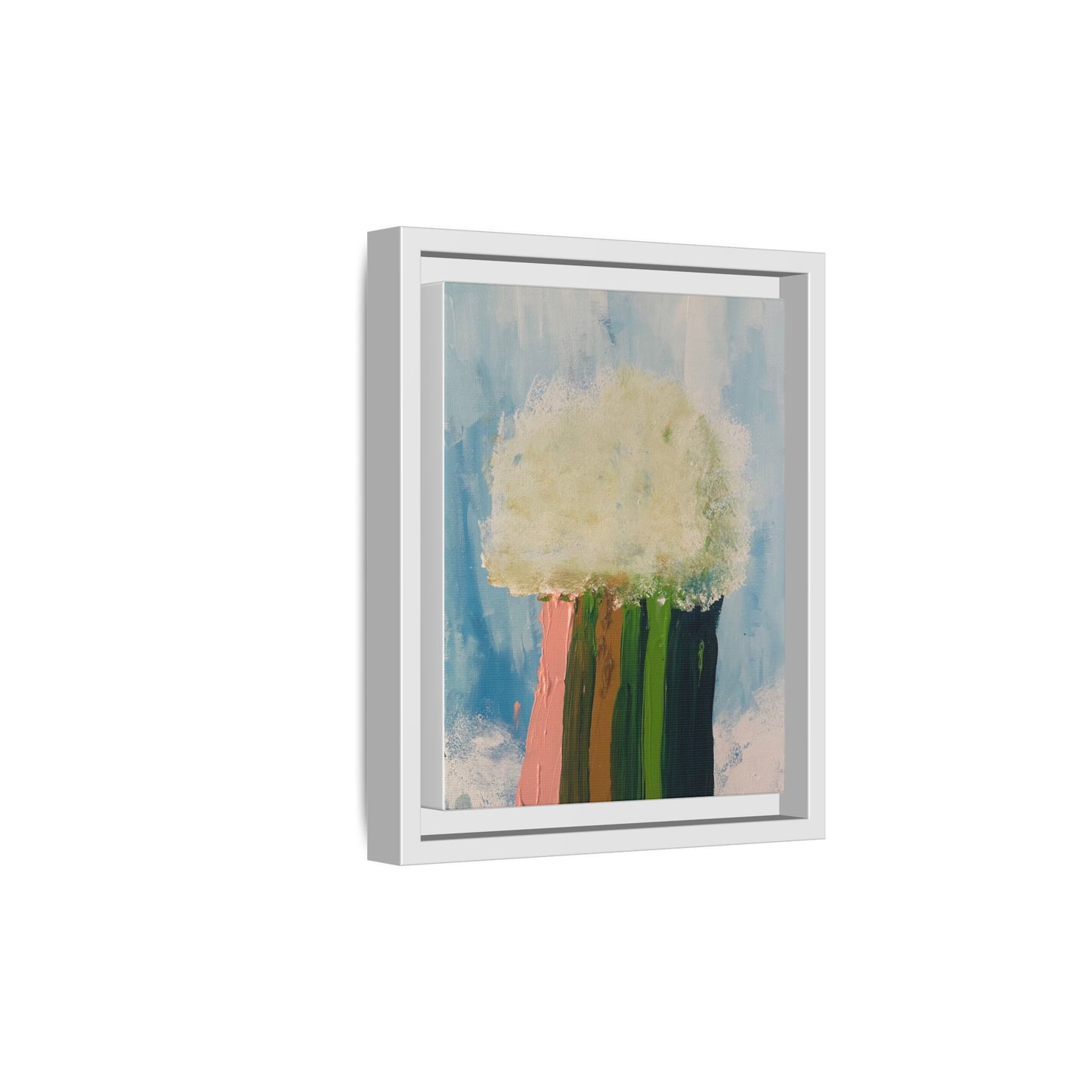 Canvas Wall Art - Cloud Dropping Rainbow
