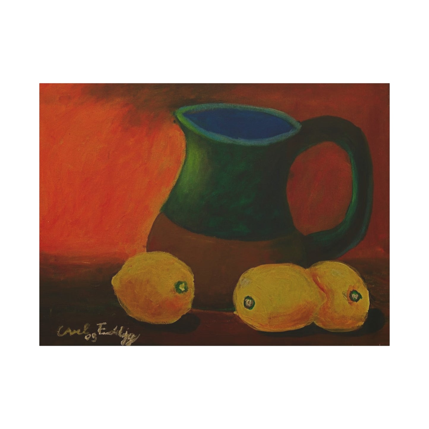 Canvas Print Tropical Lemon