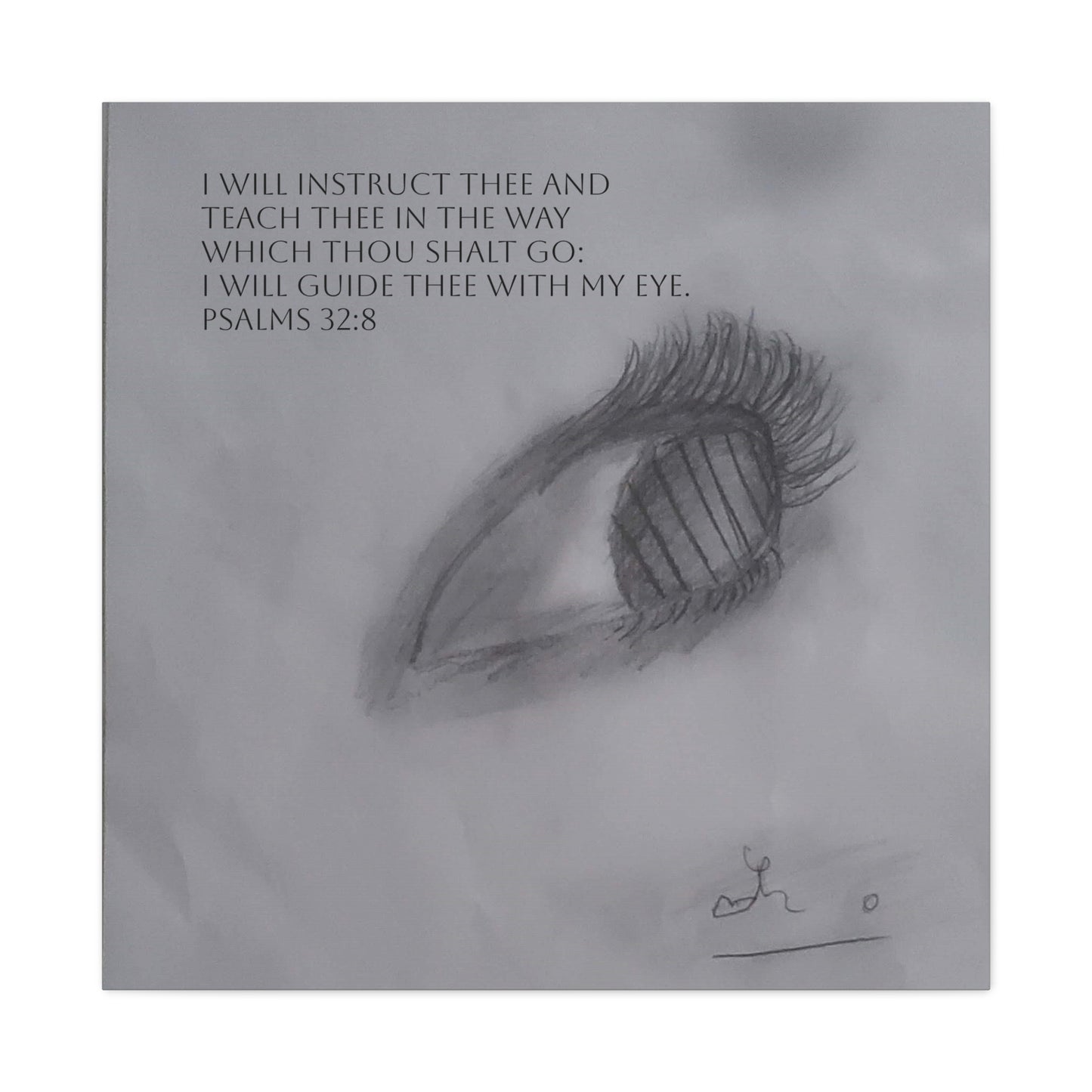 Canvas Wall Art - Jesus is Watching on Us