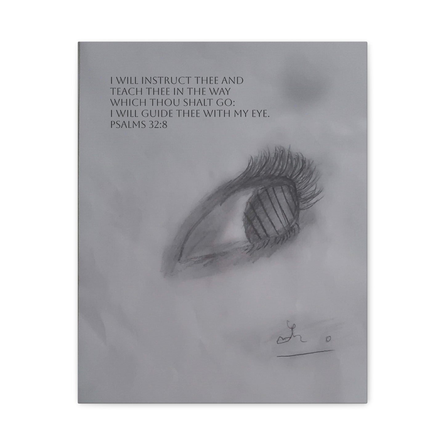 Canvas Wall Art - Jesus is Watching on Us