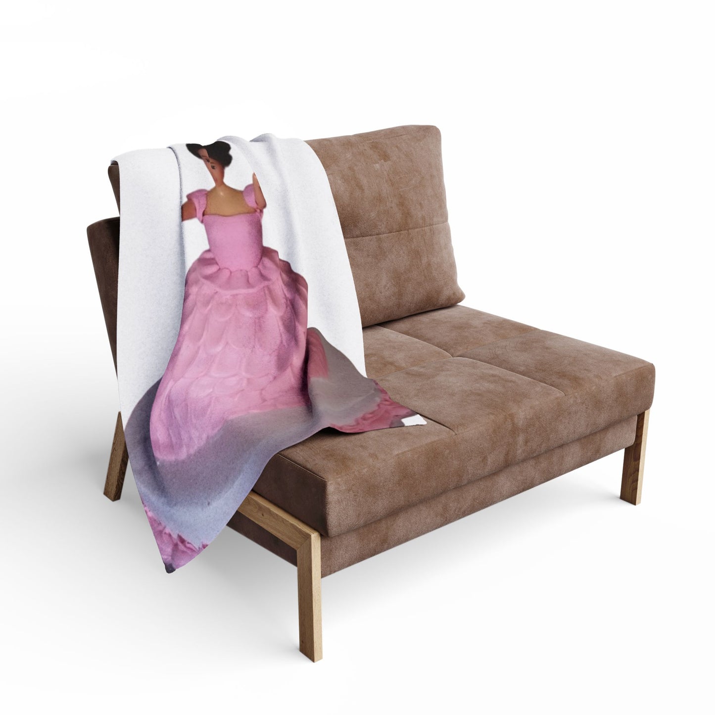 Arctic Fleece Blanket - Barbie Cake Design