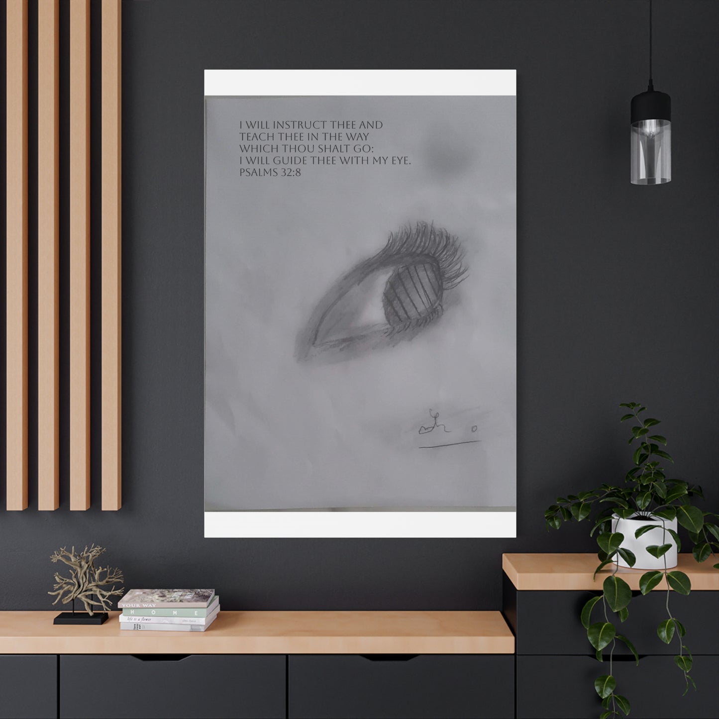 Canvas Wall Art - Jesus is Watching on Us