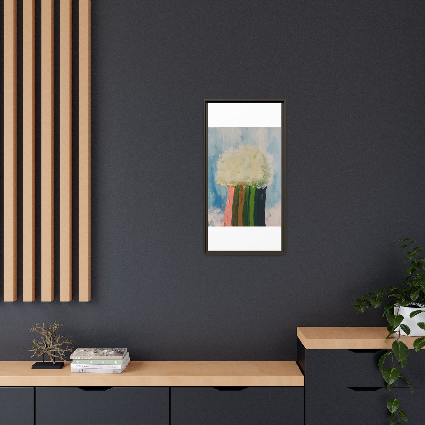 Canvas Wall Art - Cloud Dropping Rainbow