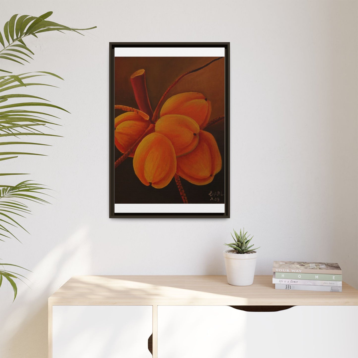 Matte Canvas, Framed (Multi-color)