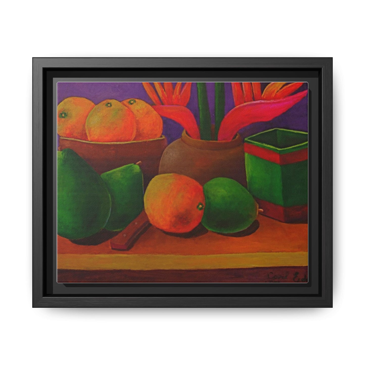 Canvas Wall Art - Tropical Fruits Design