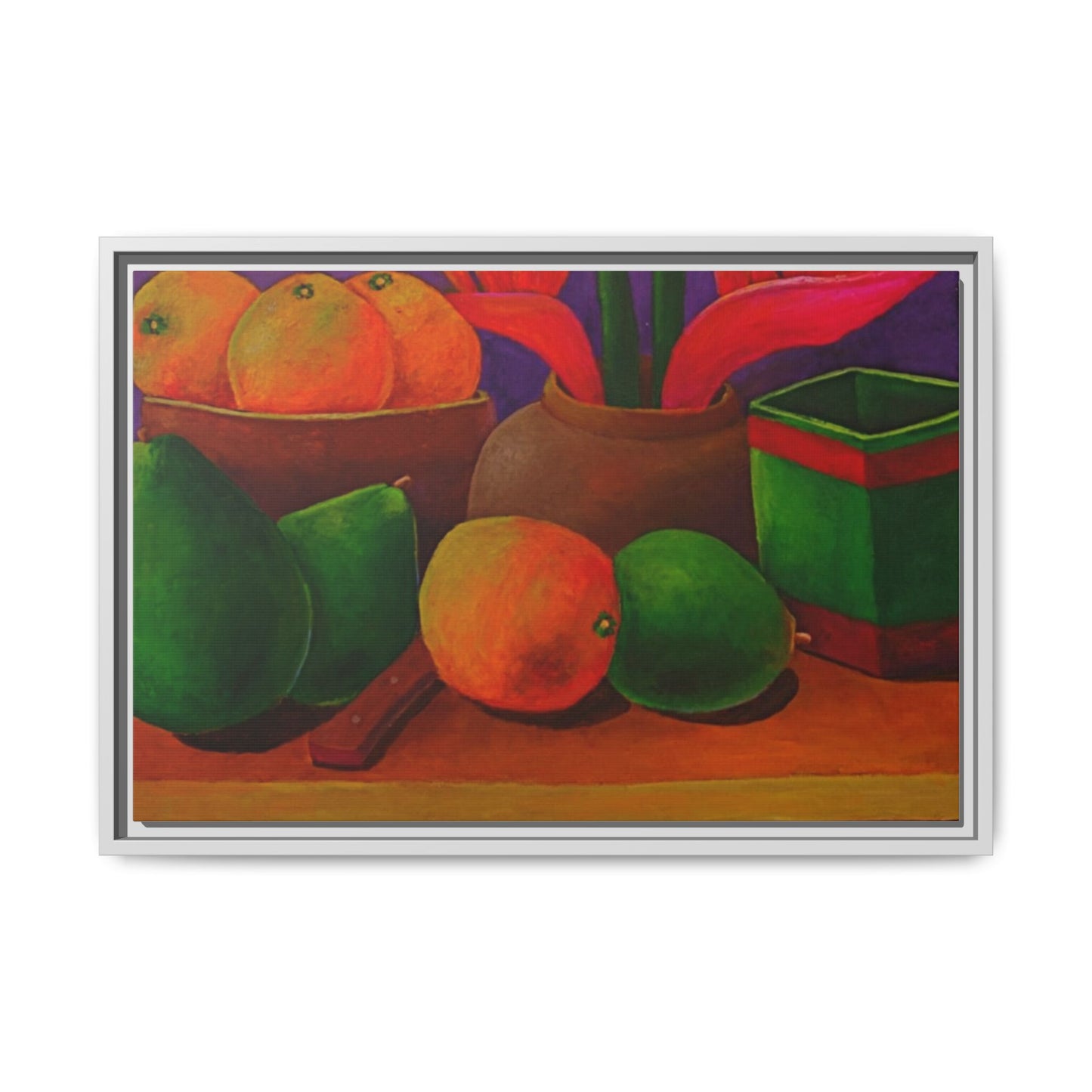 Canvas Wall Art - Tropical Fruits Design