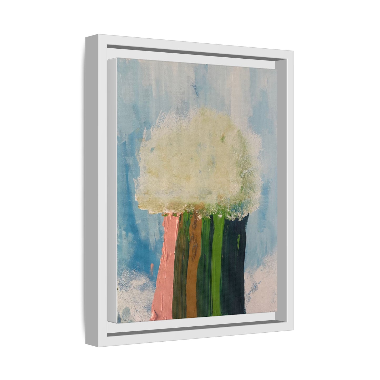 Canvas Wall Art - Cloud Dropping Rainbow