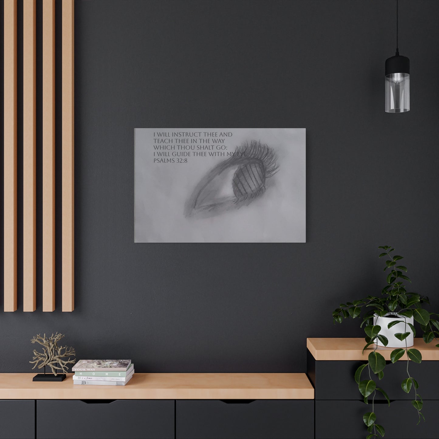 Canvas Wall Art - Jesus is Watching on Us