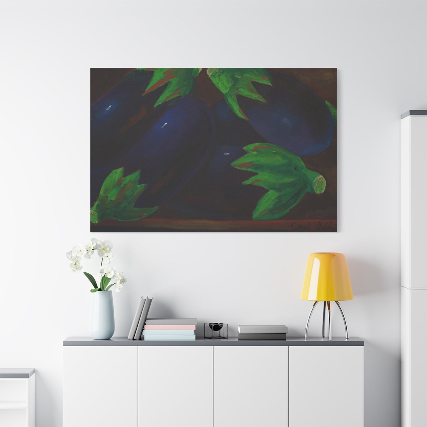 Canvas Print - Eggplant Design