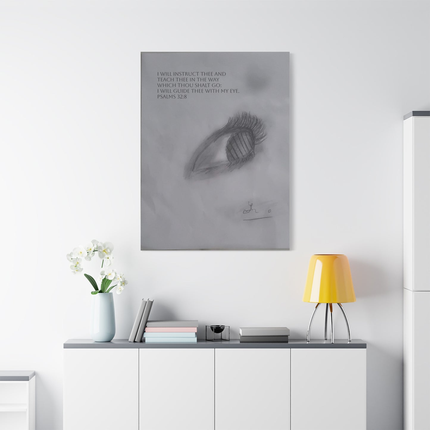 Canvas Wall Art - Jesus is Watching on Us