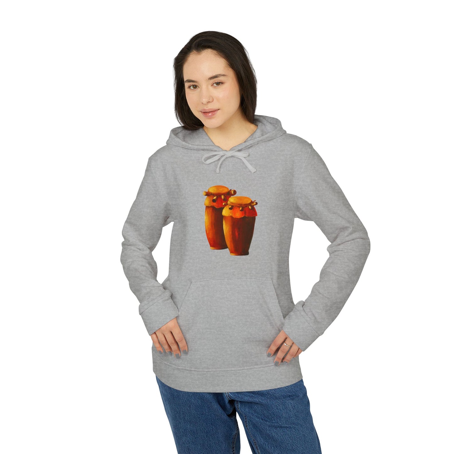 Chic Unisex Fleece Hoodie - Casual Comfort, Street Style, Everyday Wear, Perfect Gift, Cozy Layer