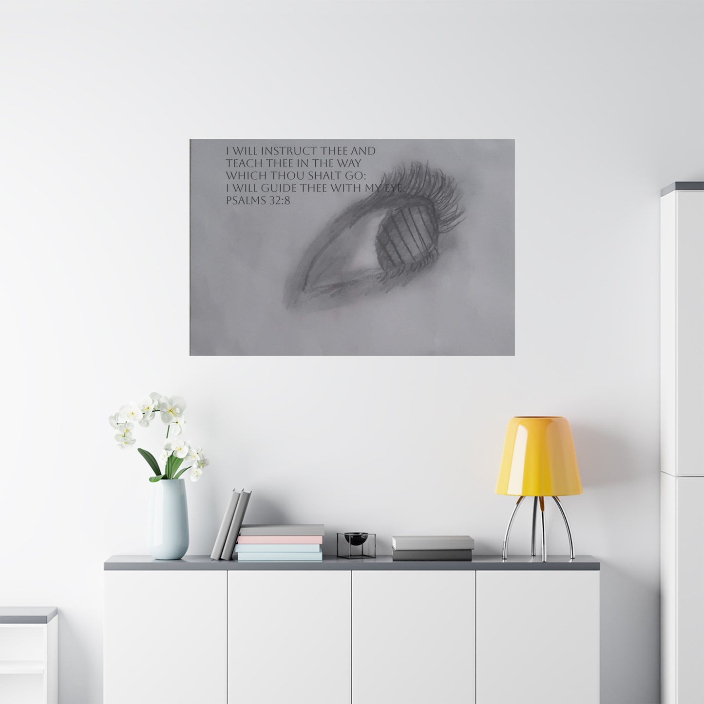 Canvas Wall Art - Jesus is Watching on Us