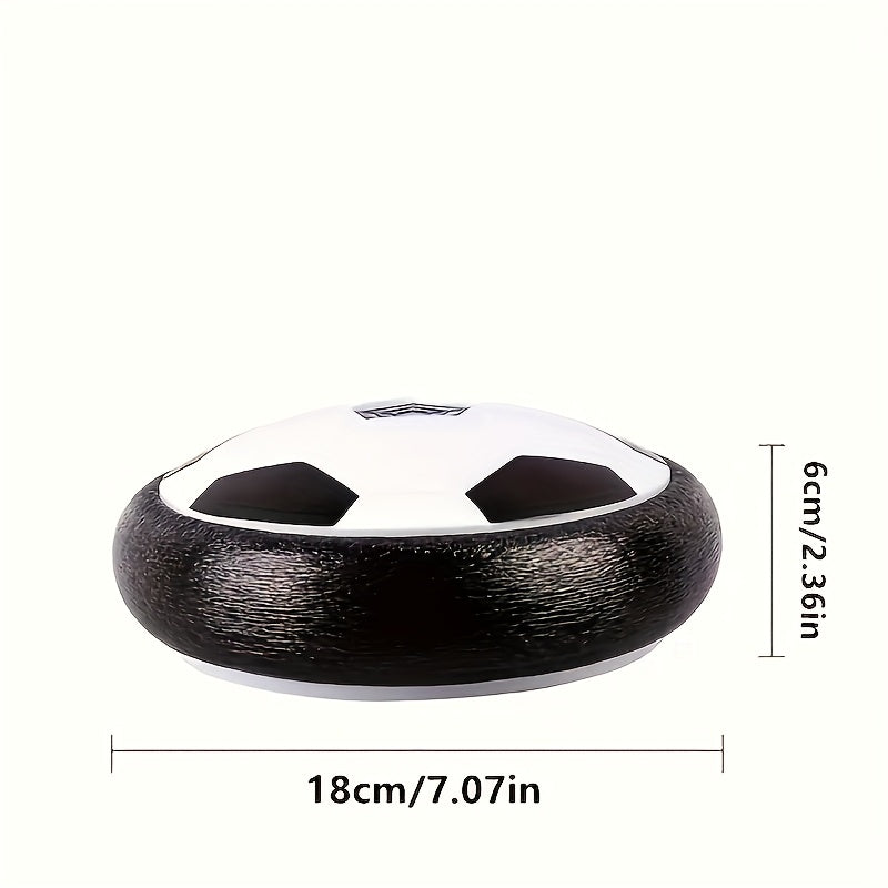 Indoor Hover Soccer Ball – LED Light-Up Air Cushion Floating Toy